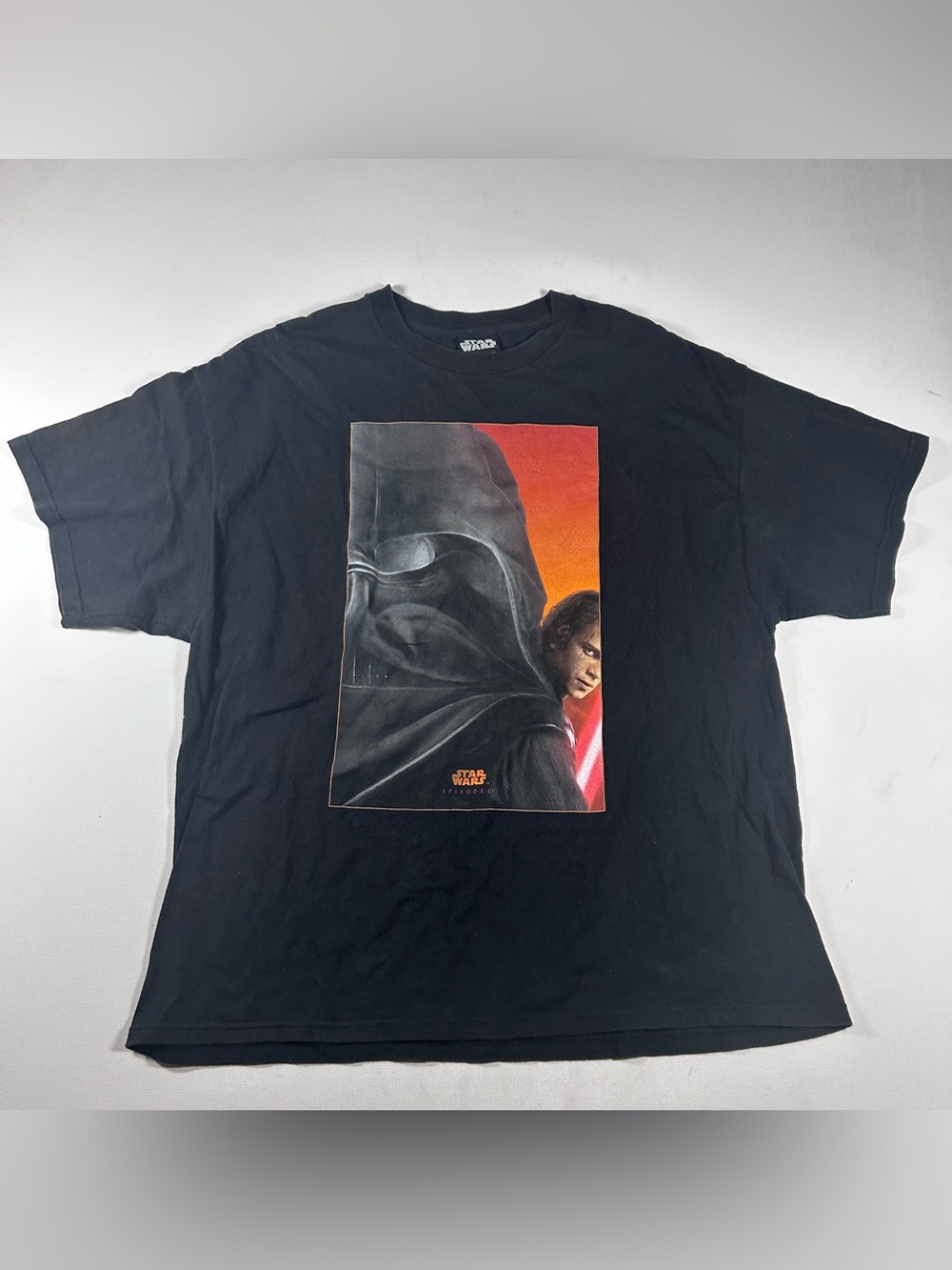 VINTAGE 2005 Star Wars Revenge Of The Sith Anakin Skywalker Darth Vader Tee XXL